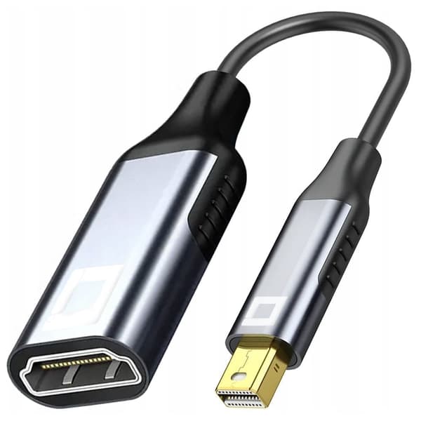 CO2 ADAPTER MINI MONITOR HDMI 2.1 KABEL DP - HDMI FHD 240HZ 8K 60HZ HDR
