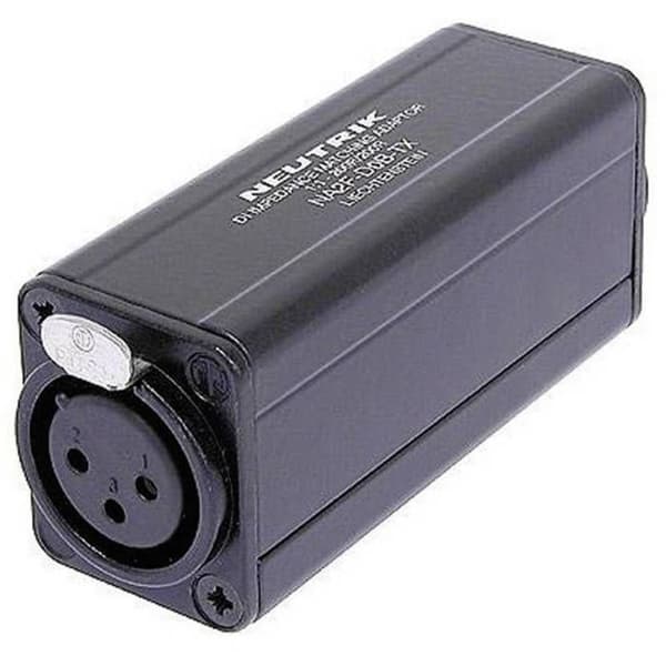 XLR-adapter Neutrik NA2F-D0B-TX XLR hona - Cinch-RCA hona 1 st.
