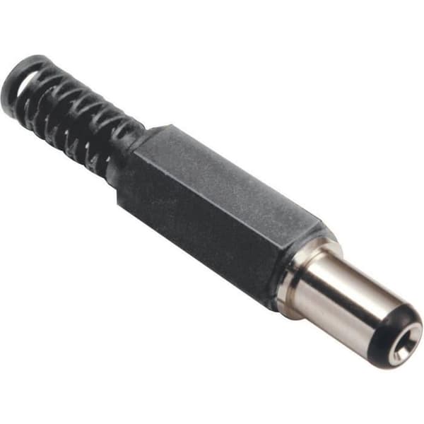 Likströmskontakt hane, rak BKL Electronic 072103 Inre Ø: 1 mm Yttre Ø: 3,8 mm Lg: 9,5 mm 1 st.