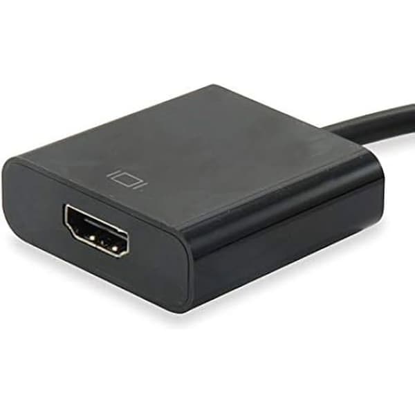 Video/ljudkabel - EQUIP - Mini DisplayPort till HDMI - Längd 25 cm - Svart