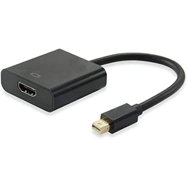 Video/ljudkabel - EQUIP - Mini DisplayPort till HDMI - Längd 25 cm - Svart