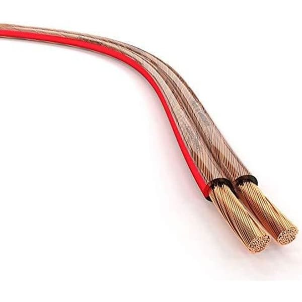 KabelDirekt 15m högtalarkabel (2x1,5 mm² HiFi-högtalarkabel Tillverkad i Tyskland, OFC-koppar, med polar 66-märkning