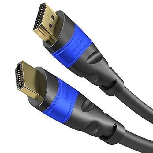 KabelDirekt 6m 4K HDMI-kabel kompatibel med (HDMI 2.0a-b, 2.0, 1.4a, 4K Ultra HD, 3D, Full HD, 1080p, HDR, ARC, Highspeed 31