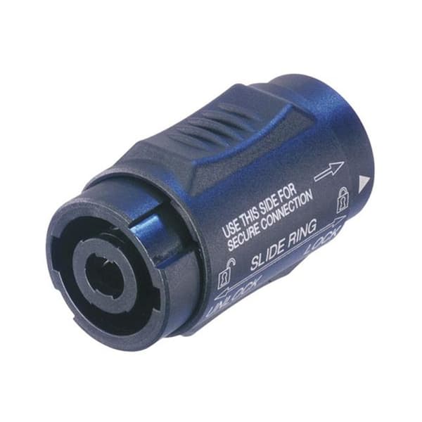 4-punkts SPEAKON-adapter - NEUTRIK - Ljudkoppling - Honkontakt - Blå färg