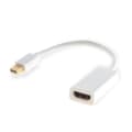 Miniatyrbild 3 av 3: SAVIO CL-57 videokabel - Mini DisplayPort till HDMI typ A (Standard) - Vit - 0,2 m