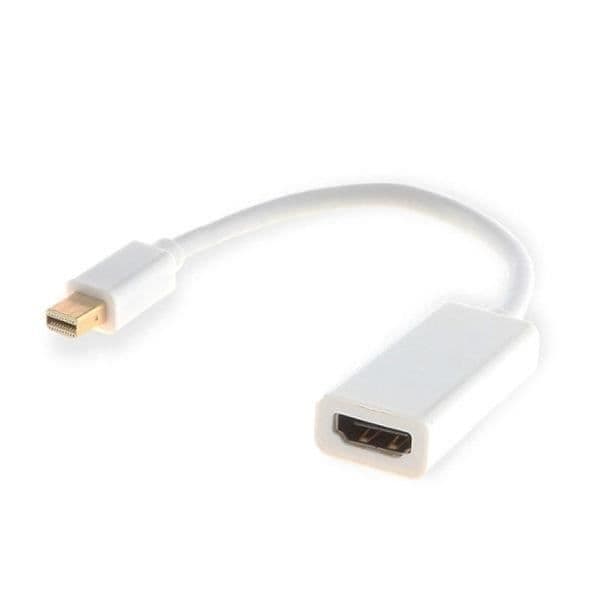 SAVIO CL-57 videokabel - Mini DisplayPort till HDMI typ A (Standard) - Vit - 0,2 m