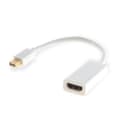 Miniatyrbild 2 av 3: SAVIO CL-57 videokabel - Mini DisplayPort till HDMI typ A (Standard) - Vit - 0,2 m