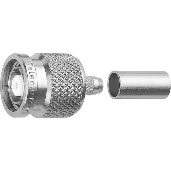 Telegärtner J01010R0005 J01010R0005 TNC-kontakt hane med omvänd polaritet, rak 50 Ω 1 st.