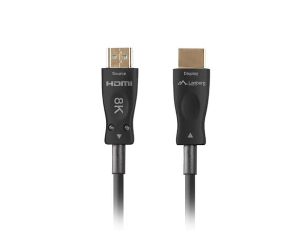 LANBERG HDMI KABEL LANBERG HDMI KABEL M/M V2.1 10M OPTISK AOC SORT