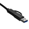 Miniatyrbild 3 av 8: UNITEK ADAPTER USB-A/USB-C - RJ-45 2,5 GBIT, U1313C
