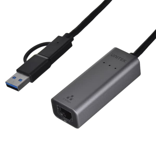 UNITEK ADAPTER USB-A/USB-C - RJ-45 2,5 GBIT, U1313C