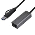 Miniatyrbild 1 av 8: UNITEK ADAPTER USB-A/USB-C - RJ-45 2,5 GBIT, U1313C