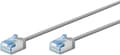 Miniatyrbild 1 av 11: Ultraflexibel patchkabel CAT 6A, slim, U/FTP, grå