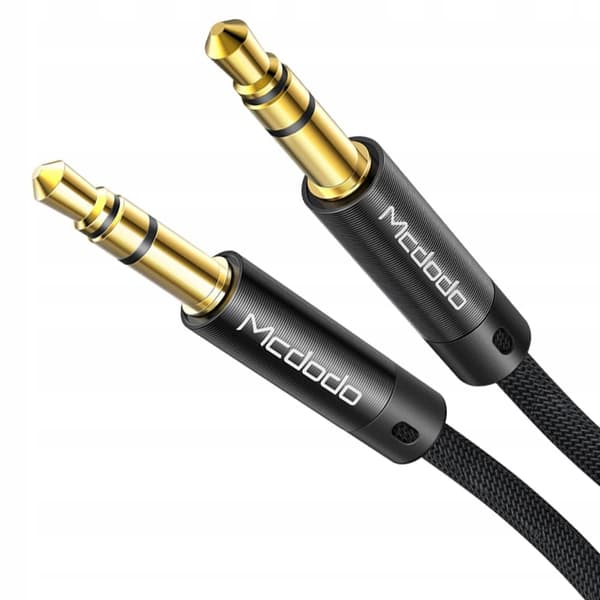 MCDODO MINI JACK-KABEL 3,5 MM STEREO AUX-PLUG STARK LJUDKABEL 1 M