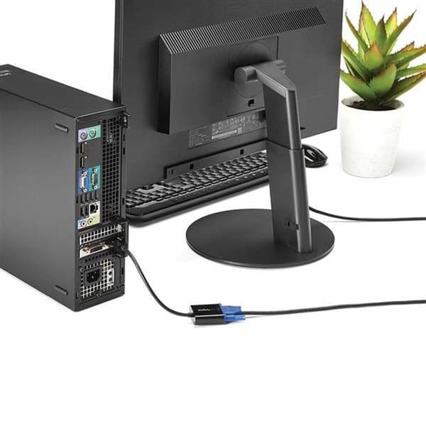 DisplayPort til VGA-adapter Startech DP2VGA3 Sort