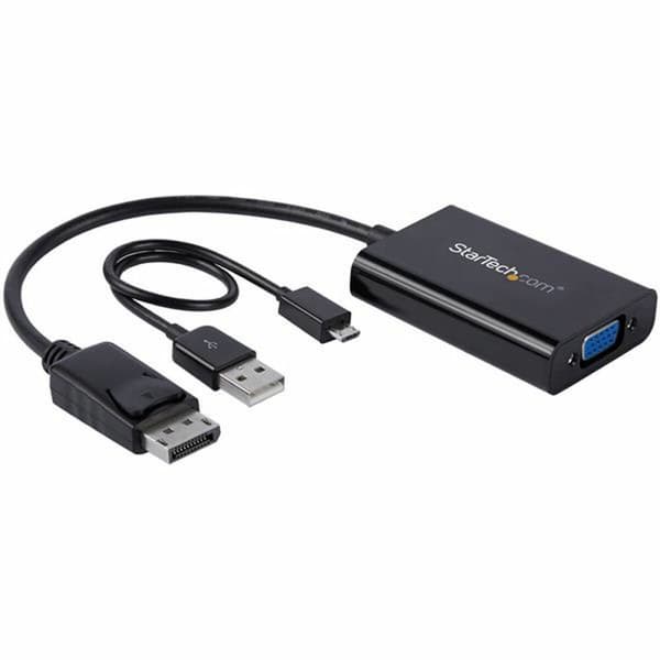 DisplayPort til SVGA-adapter Startech DP2VGAA Sort