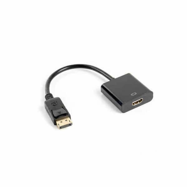 DisplayPort till HDMI Adapter Lanberg AD-0009-BK Svart 10 cm