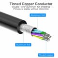 Miniatyrbild 3 av 3: Adapter Mini Display Port till HDMI Vention HBFBB Svart 15 cm