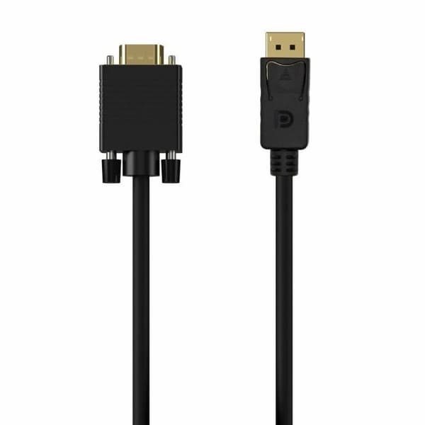 DisplayPort till VGA Adapter Aisens A125-0552 Svart 1 m
