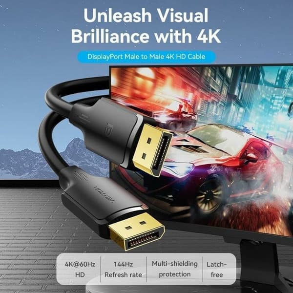 DisplayPort-kaapeli Vention HAKBJ