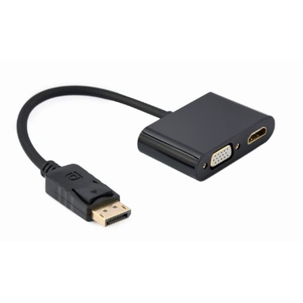 DisplayPort Kabel GEMBIRD A-DPM-HDMIFVGAF-01 Svart 10 cm
