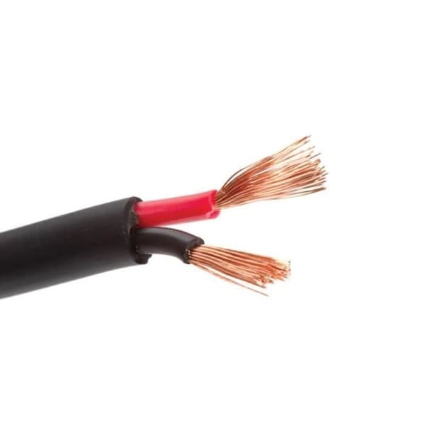 HQ POWER högtalarkabel - 2 x 1,50 mm² - 100 m - svart - för 100V/PA-applikationer