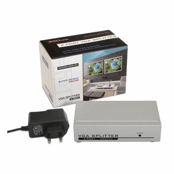 VGA-kontakt med 2 porte NANOCABLE 10.25.0002