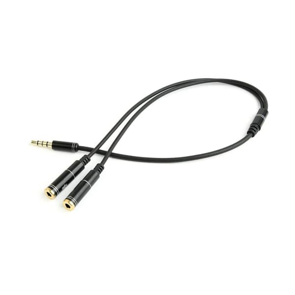 Ljudkabel Jack (3,5 mm) Förgrenare GEMBIRD CCA-417M 20 cm
