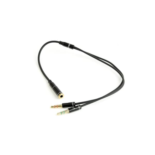 Lydjack (3,5 mm) delerkabel GEMBIRD CCA-418M 20 cm