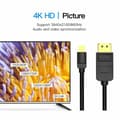 Miniatyrbillede 2 af 3: Mini DisplayPort til DisplayPort-adapter Vention HAABI
