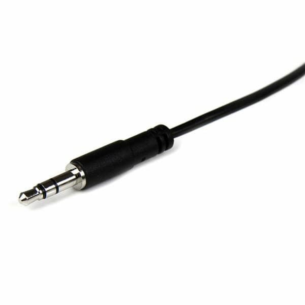 Jack Forlengelseskabel (3.5 mm) Startech MU1MMFS Svart 1 m