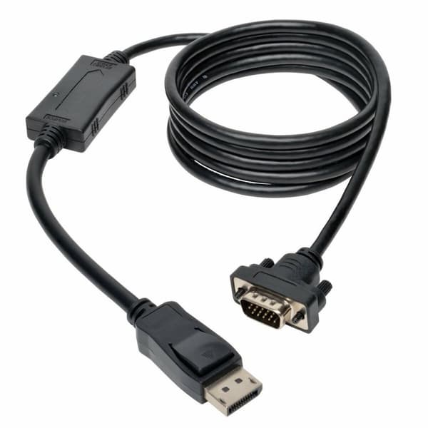 DisplayPort - VGA adapteri Eaton 1,8 m Musta