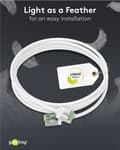 Miniatyrbillede 6 af 11: Ultra-fleksibelt netværkskabel CAT 8.1, slim, U/FTP, hvid