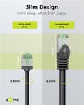 Miniatyrbillede 4 af 11: Ultra-fleksibelt netværkskabel CAT 8.1, slim, U/FTP, sort