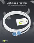 Miniatyrbilde 6 av 11: Ultrafleksibel patchkabel CAT 6A, slank, U/UTP, hvit