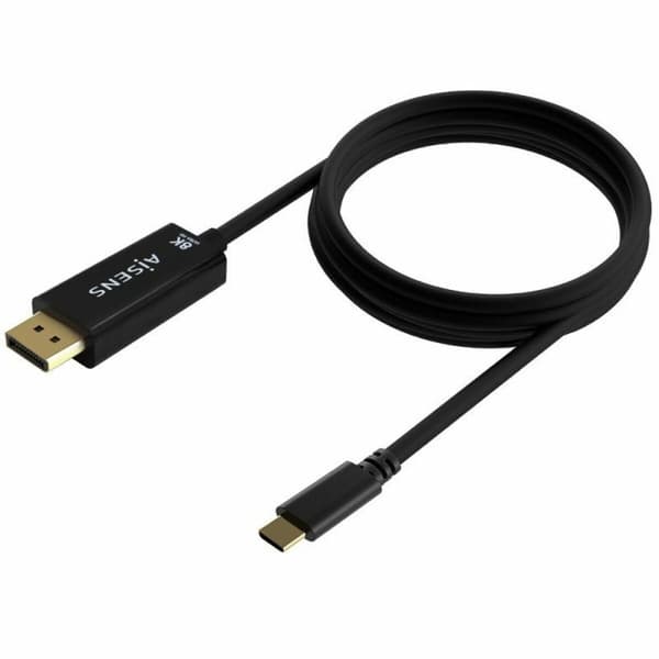 USB-C til DisplayPort-Adapter Aisens A109-0689 Svart 1,8 m