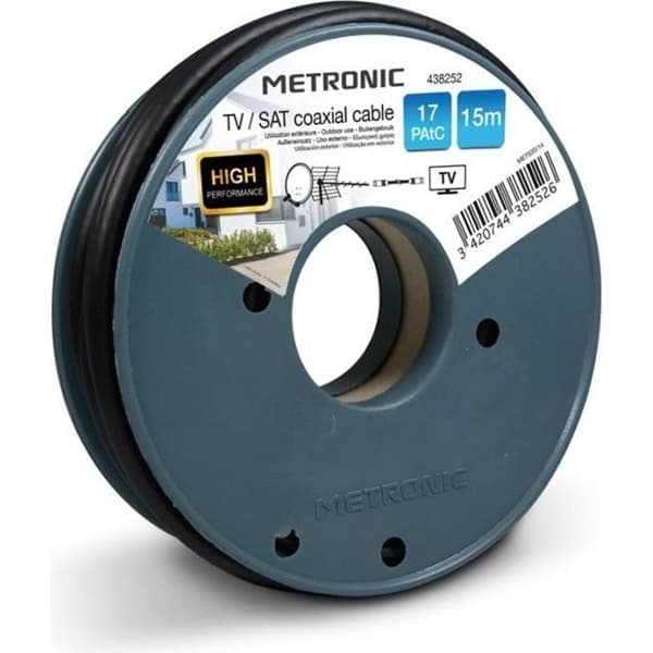 METRONIC 438252 TV / SAT koaxialkabel 17 PAtC 15 m