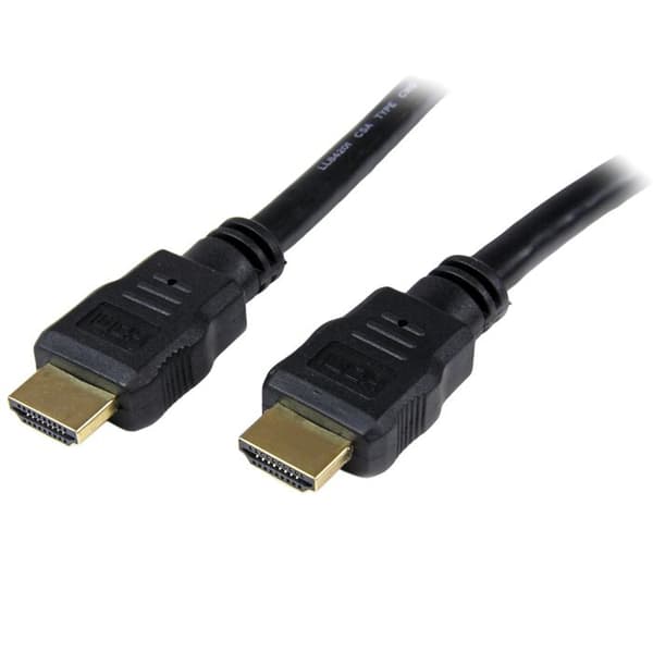 2m Ultra HD 4K x 2K High Speed HDMI-kabel - STARTECH - Svart - Guldpläterad