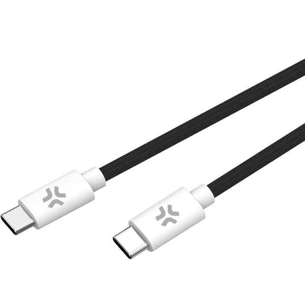USB-C - USB-C kabel 60W 1,5 m Sort