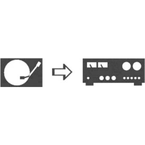 SpeaKa Professional audio Y-adapter SP-7870284 Cinch-RCA / DIN-anslutning [1x 5-stifts handiod (DIN) - 2x Cinch-RCA