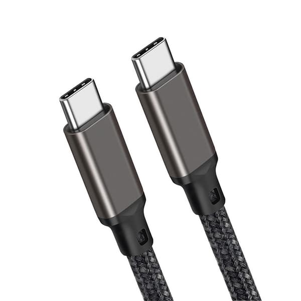 INF 3M USB-C til USB-C hurtigopladningskabel - Sort