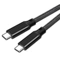 Miniatyrbild 3 av 4: INF 3M USB-C till USB-C snabbladdningskabel - Svart Svart 3 m