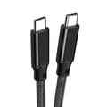 Miniatyrbild 2 av 4: INF 3M USB-C till USB-C snabbladdningskabel - Svart Svart 3 m