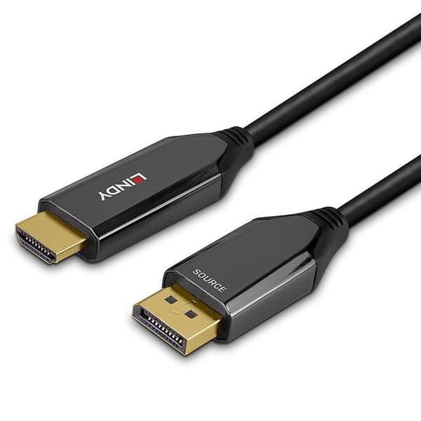 ACTIVE DISPLAYPORT 1.4 TILL HDMI 8K60-KABEL, 1M LINDY
