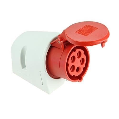 Kopp CEE Vägguttag 5 stift 32 A 400 V Röd - 102000005