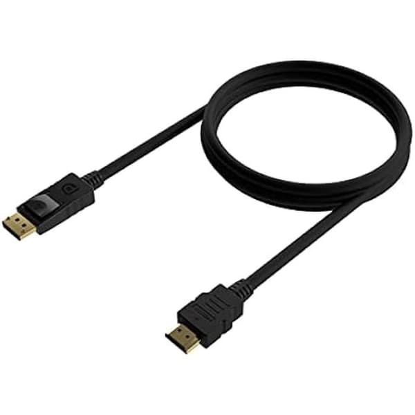 DisplayPort till HDMI-omvandlarkabel - AISENS - DP/M-HDMI/M - 1,5 m - Svart