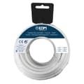 Miniatyrbillede 2 af 2: Coaxial TV-antennekabel EDM 28141 Hvid 5 m 3 x 1,5 mm