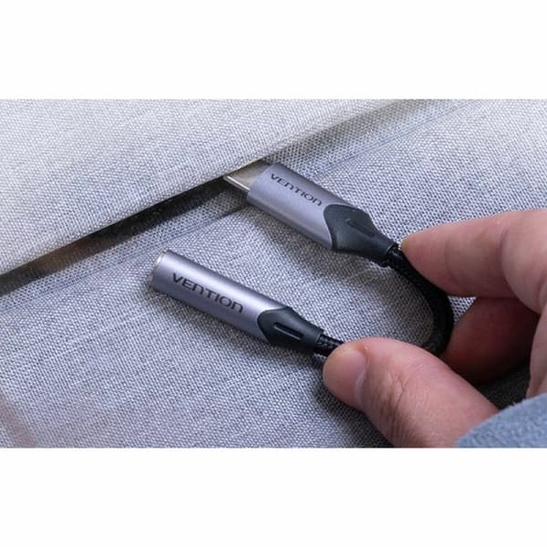 USB-C til Jack 3.5 mm-adapter Vention BGJHA 10 cm