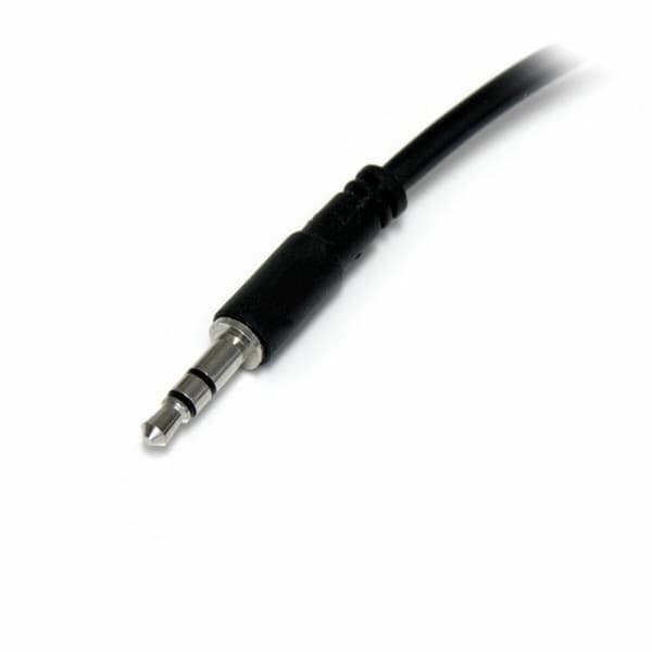Audio Jack Adapter Startech MUY1MFFS Svart 0,2 m