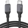 Miniatyrbillede 1 af 6: iPhone USB-C - Lightning PD 20W 1m hurtig opladningskabel, sort